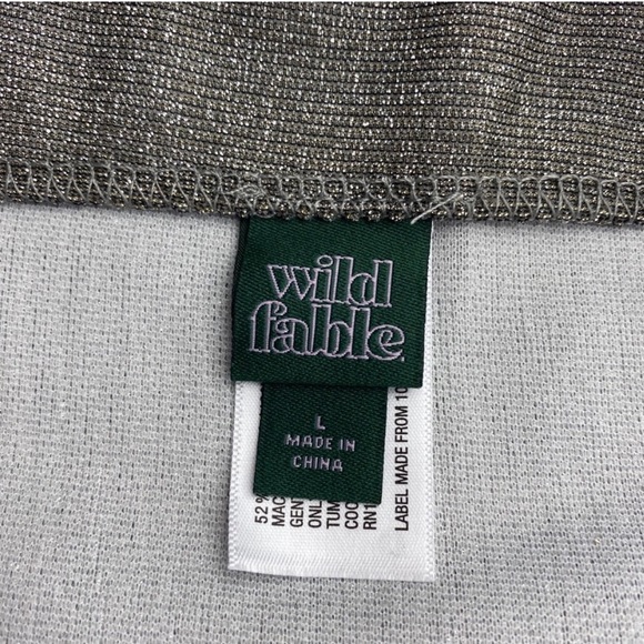 *SOLD* Wild Fable Metallic Sparkle Glitter Skirt - Picture 6 of 7